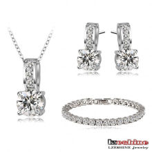New Bridal Bracelets Necklace Earring Sets Fashion (CST0025-B)